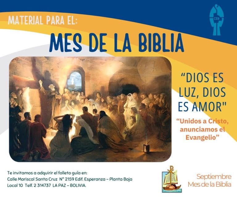 Se acerca el mes de la Biblia, ¿ya adquiriste tu material de animación?