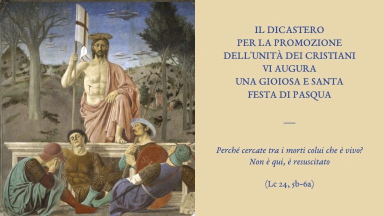Saludo de Pascua del Dicasterio para la Promoción de la Unidad de los Cristianos