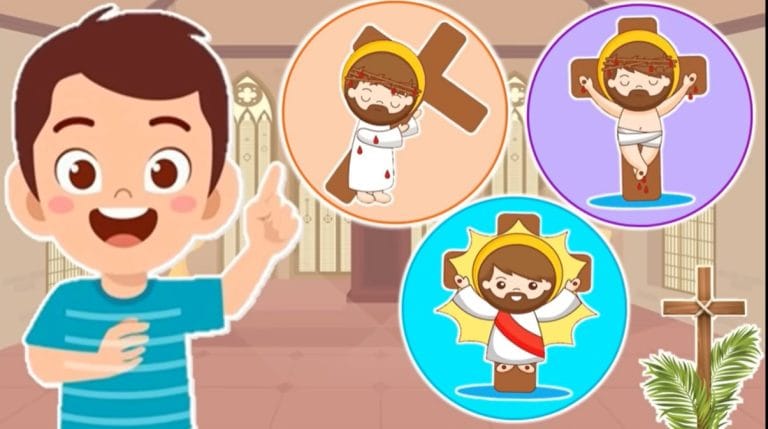 Vía Crucis para niños misioneros