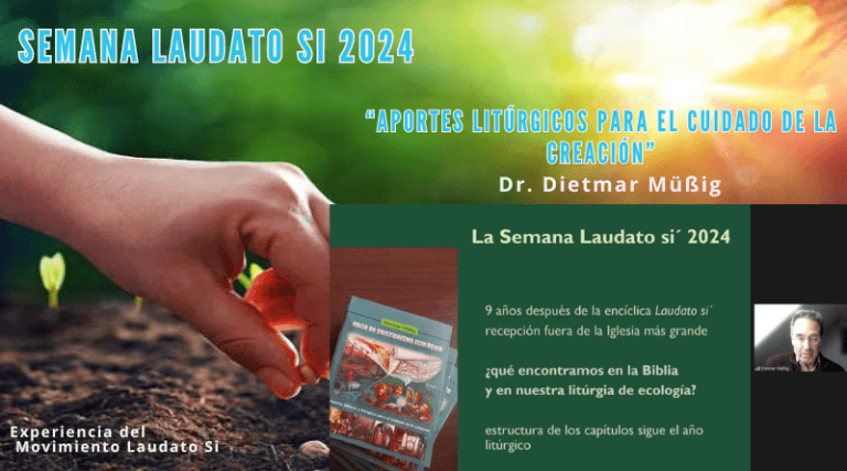 Dietmar Müßig: “Aportes litúrgicos para el cuidado de la creación”