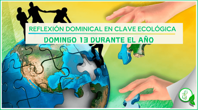 Domingo 13 Durante el Año: REFLEXIÓN DOMINICAL EN CLAVE ECOLÓGICA – Ciclo B