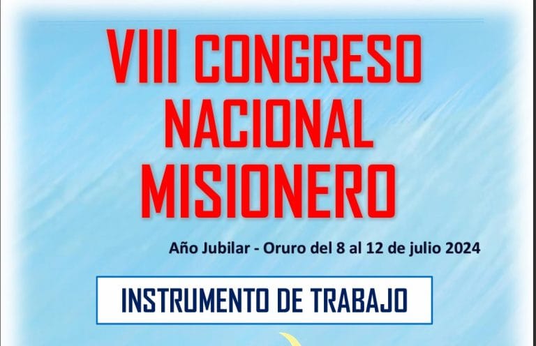 Instrumento de trabajo del VIII Congreso Nacional Misionero