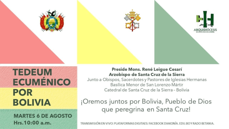 TEDEUM Ecuménico en Santa Cruz, celebrando las fiestas patrias