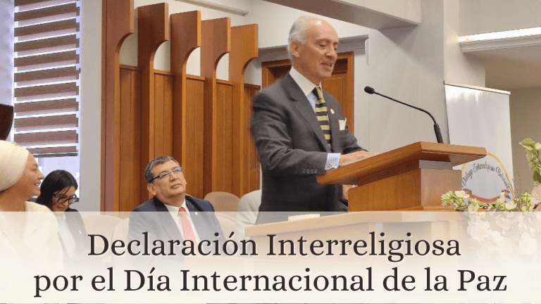 DECLARACIÓN INTERRELIGIOSA POR LA PAZ