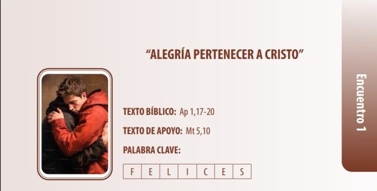 Iniciamos el Mes de la Biblia: Primer encuentro, “Alegría pertenecer a Cristo” (Ap 1,17-20)